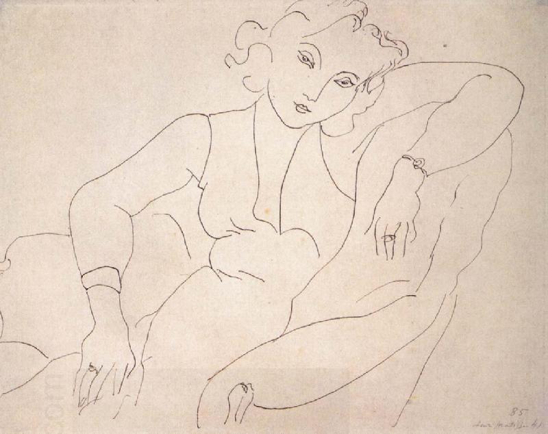 Henri Matisse A woman sitting